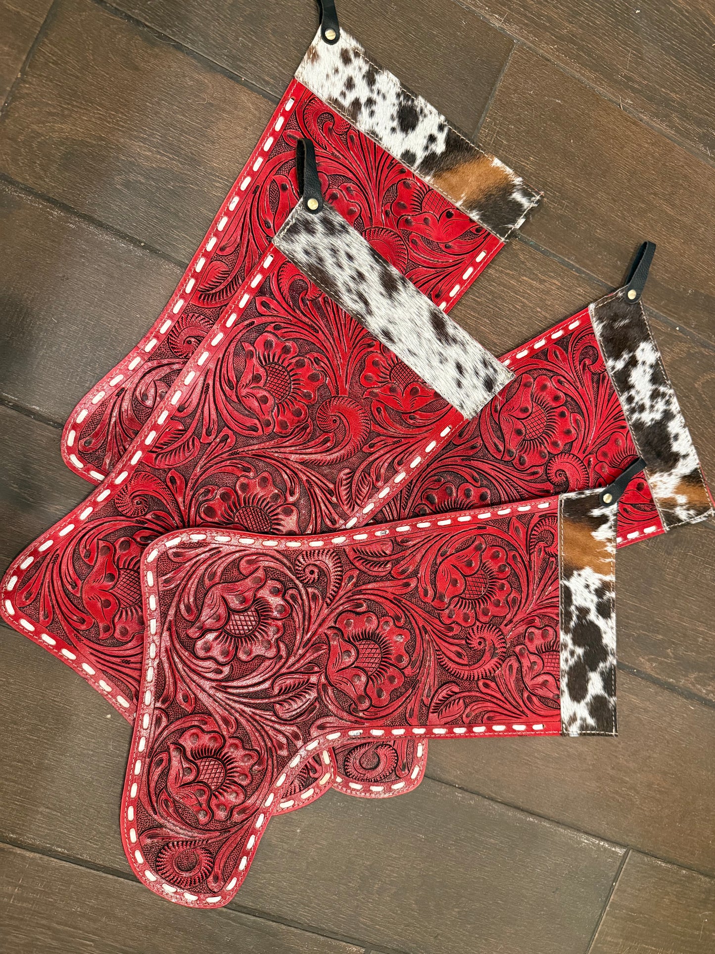 SALE Tooled leather stocking 20” quick sale - NO engraving