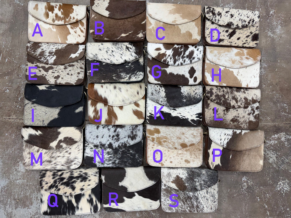 HALF OFF authentic cowhide CLEARANCE BAGS