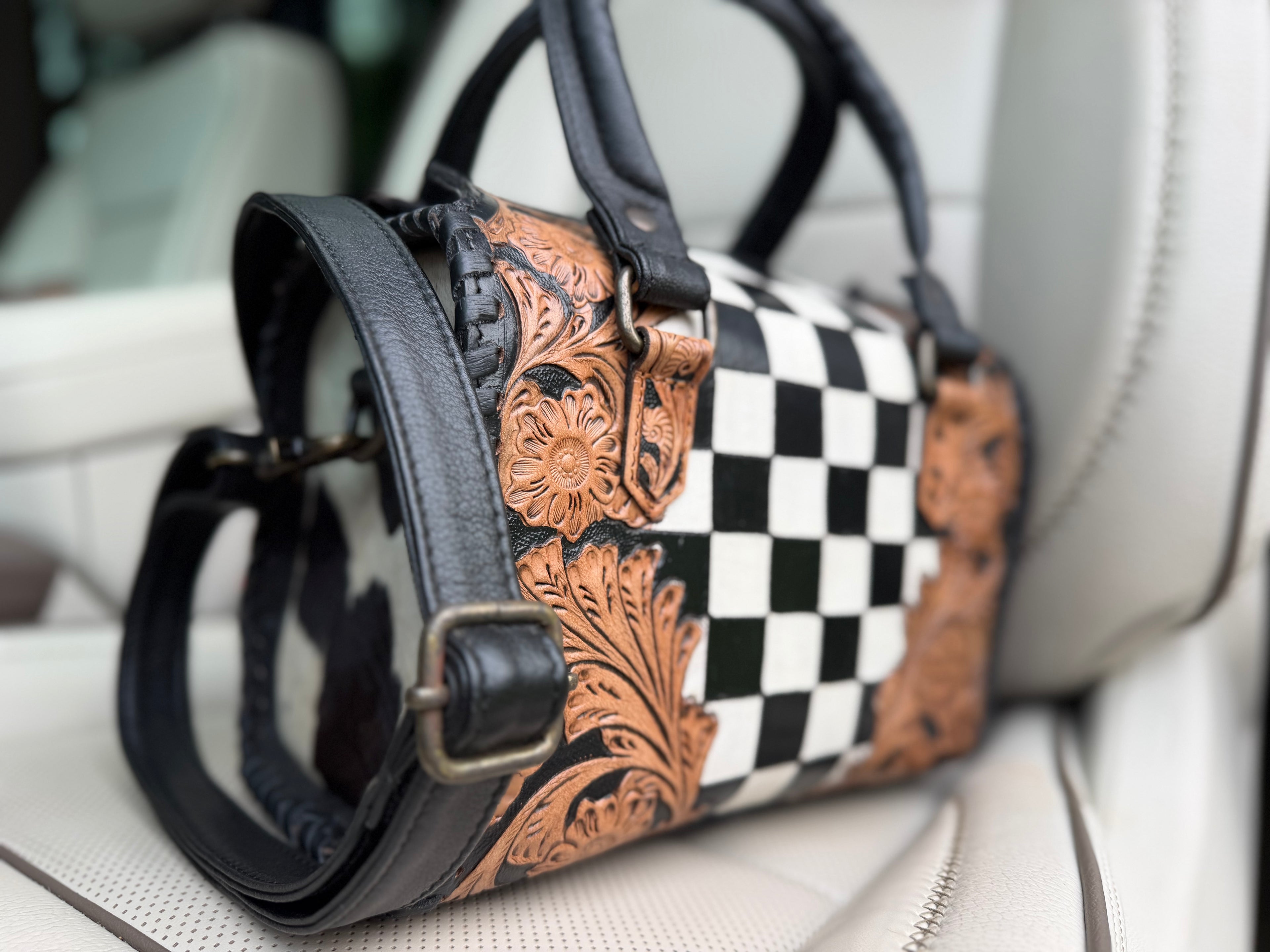 tooled leather speedy (M)