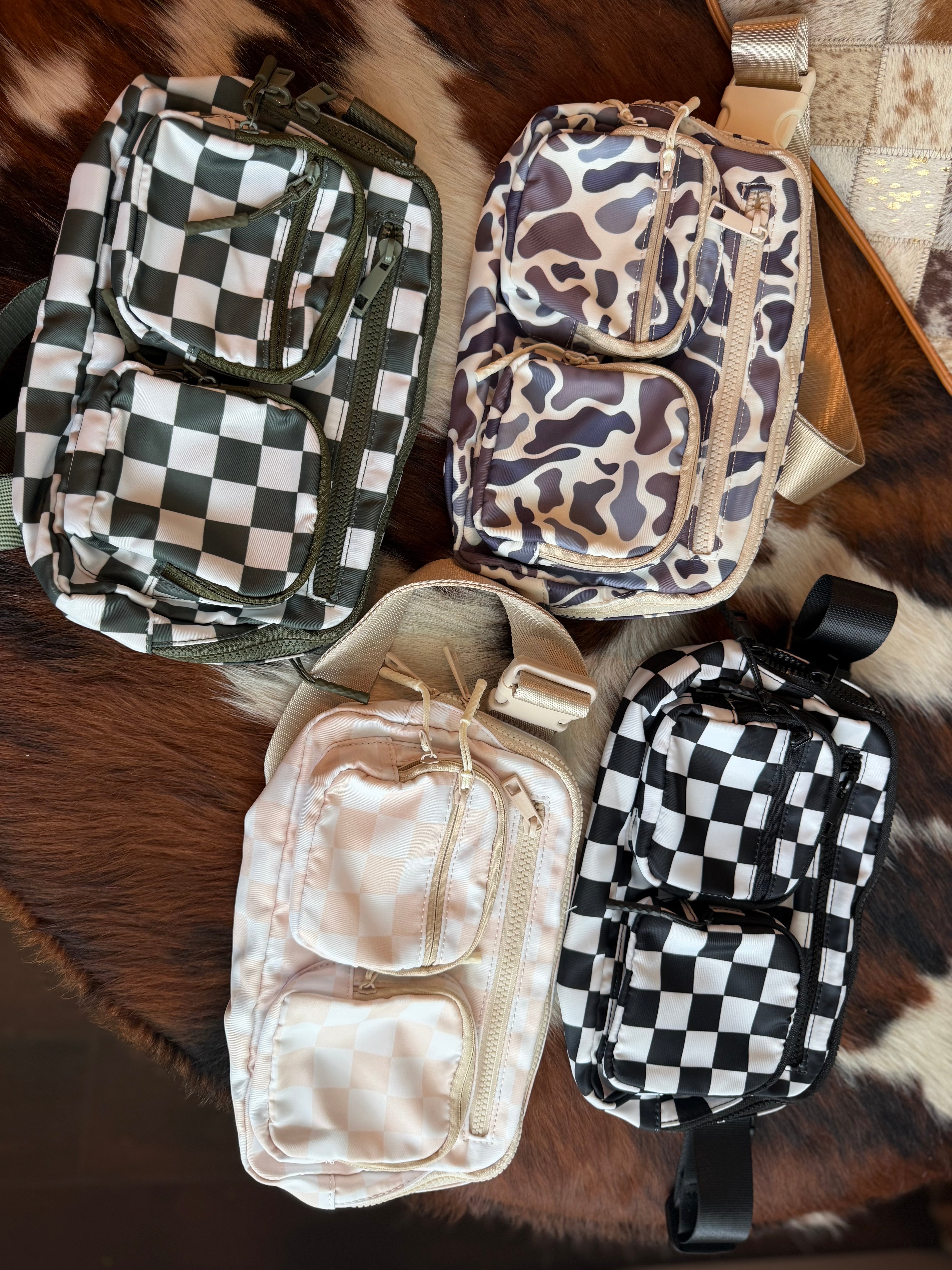 Trendy bum bags
