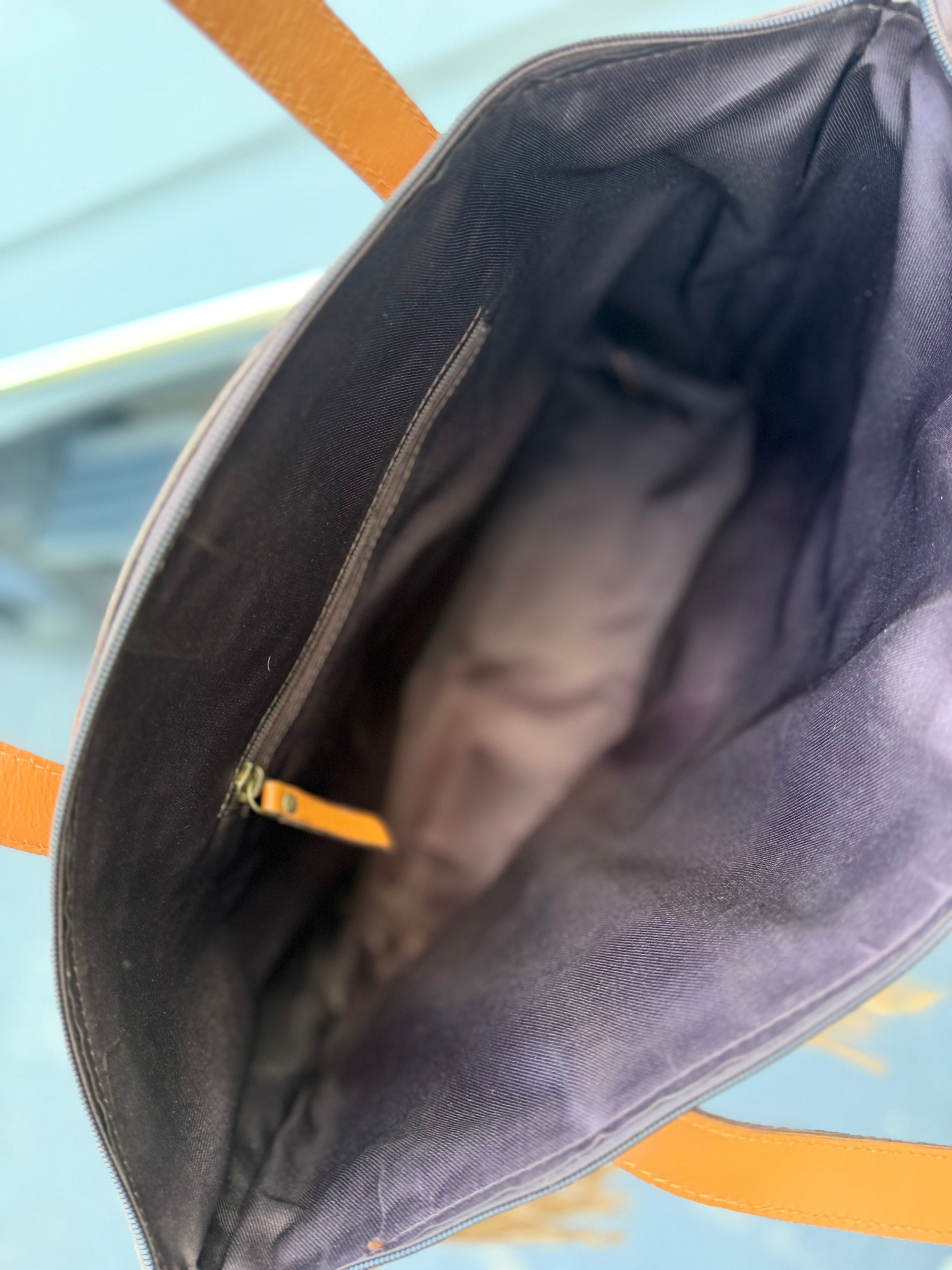 “Hazel” Brindle satchel by the Painted Porches