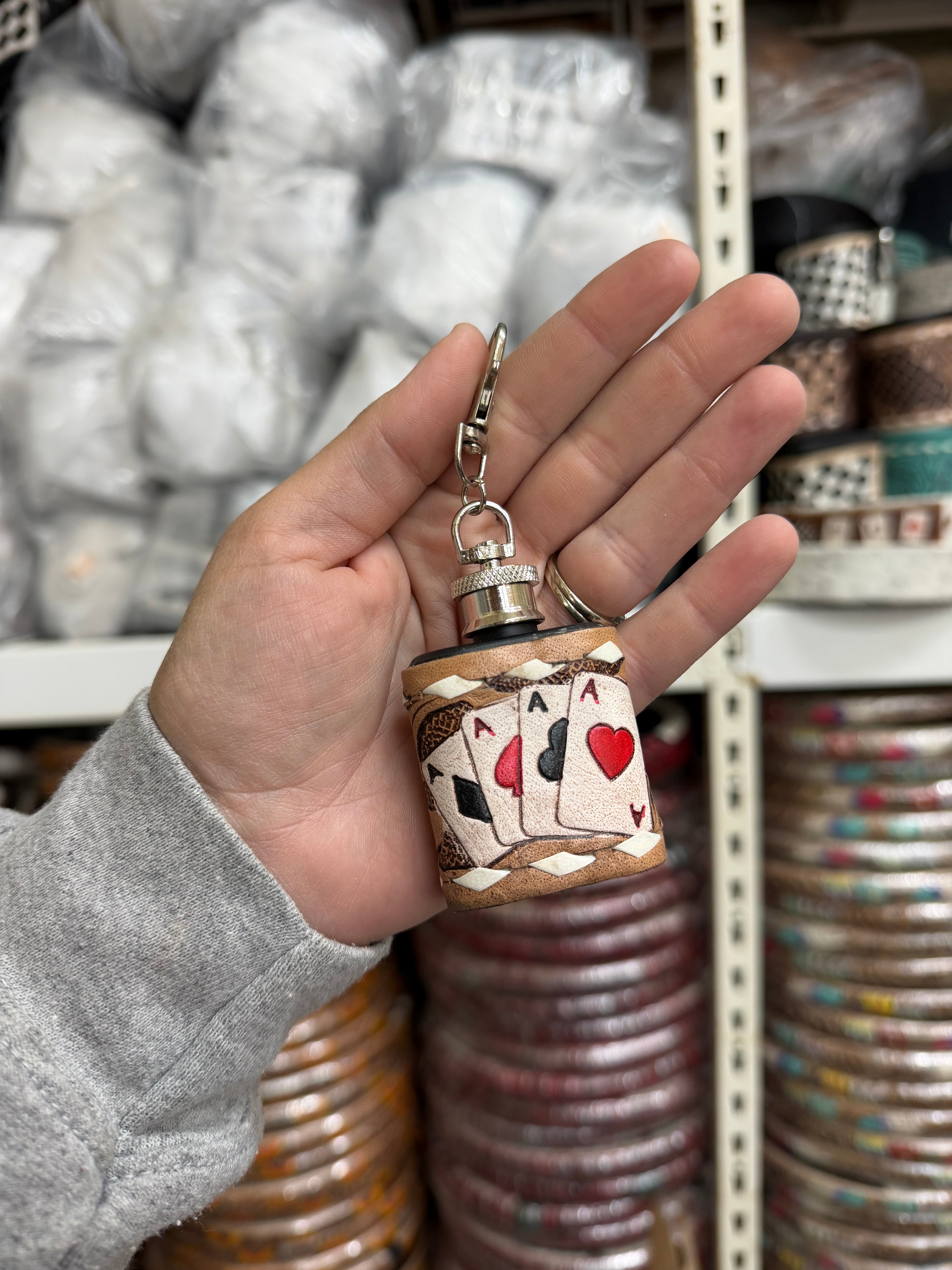 Keychain flask