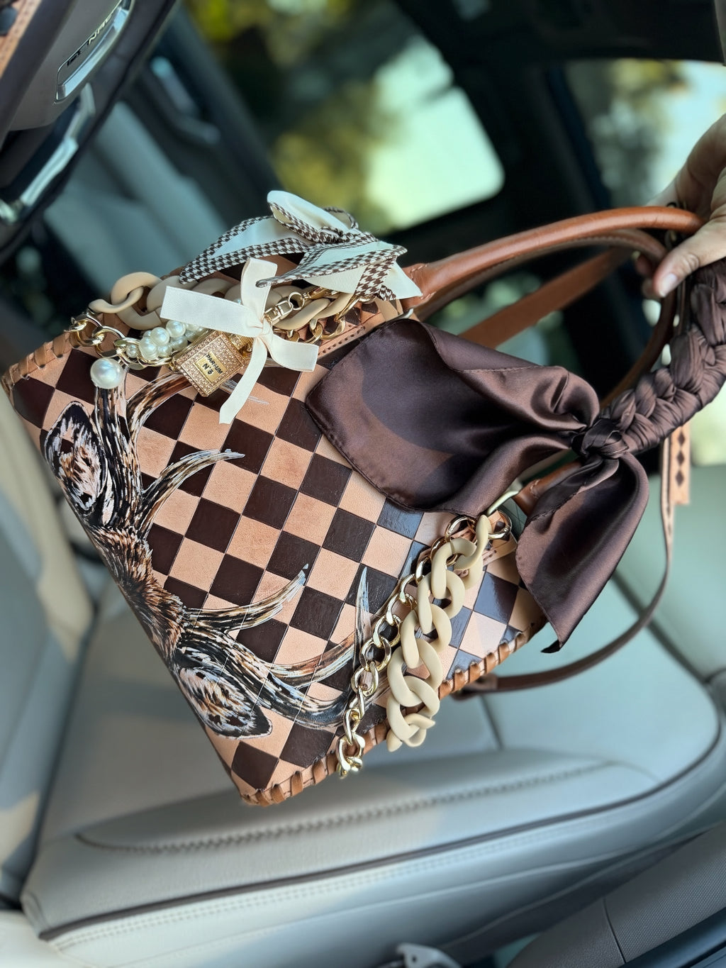 The Buckin’ Boujee- tooled leather speedy (L)