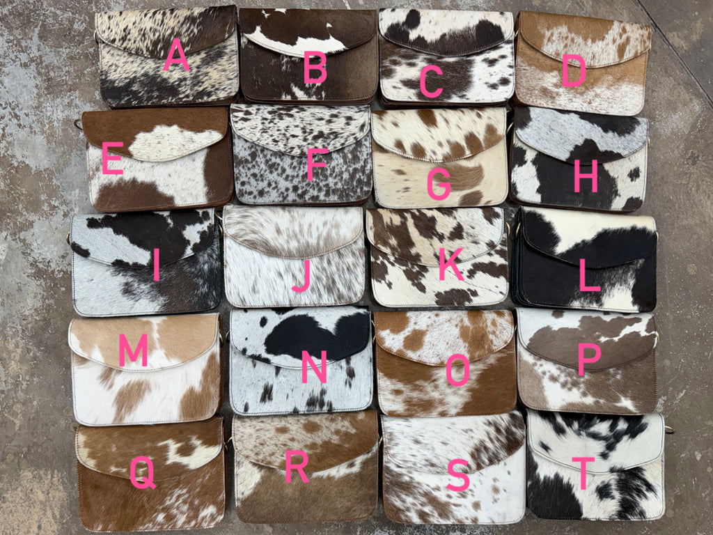 HALF OFF authentic cowhide CLEARANCE BAGS