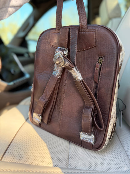 The “Lainey” Tooled leather bookbag - by the Painted Porches