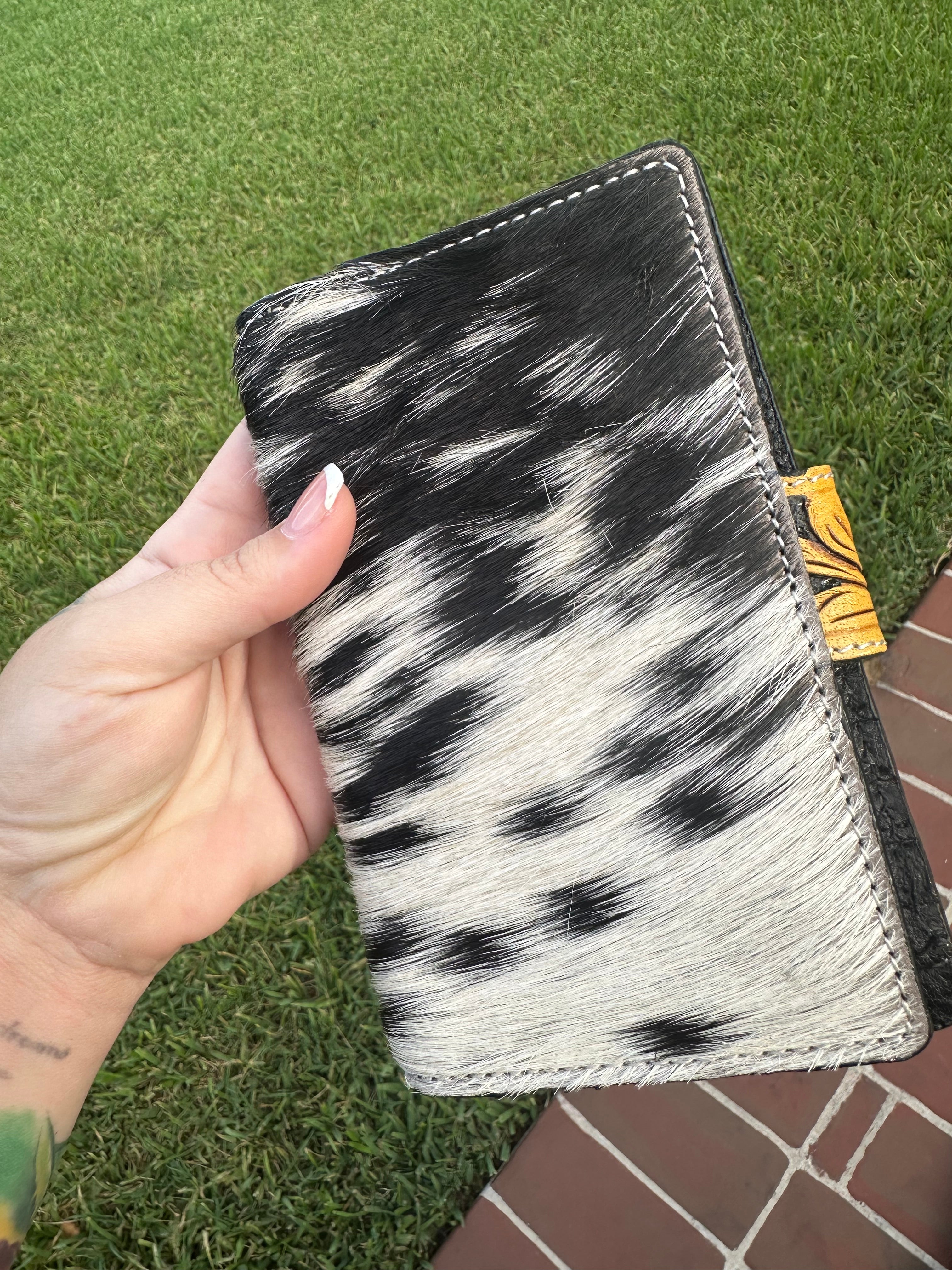 Tooled Cowhide wallet
