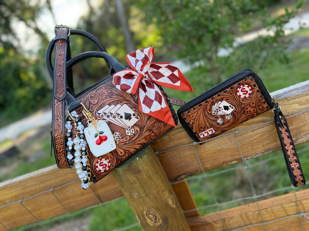 "The Gambler set" speedy bag small by the Painted Porches (Copy)