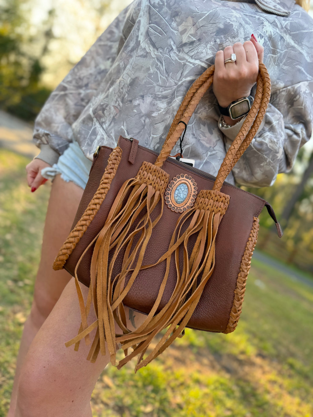 Speedy leather purse