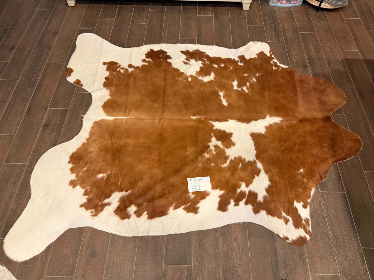 Full size cowhide (exotic) #T145- 8’1”