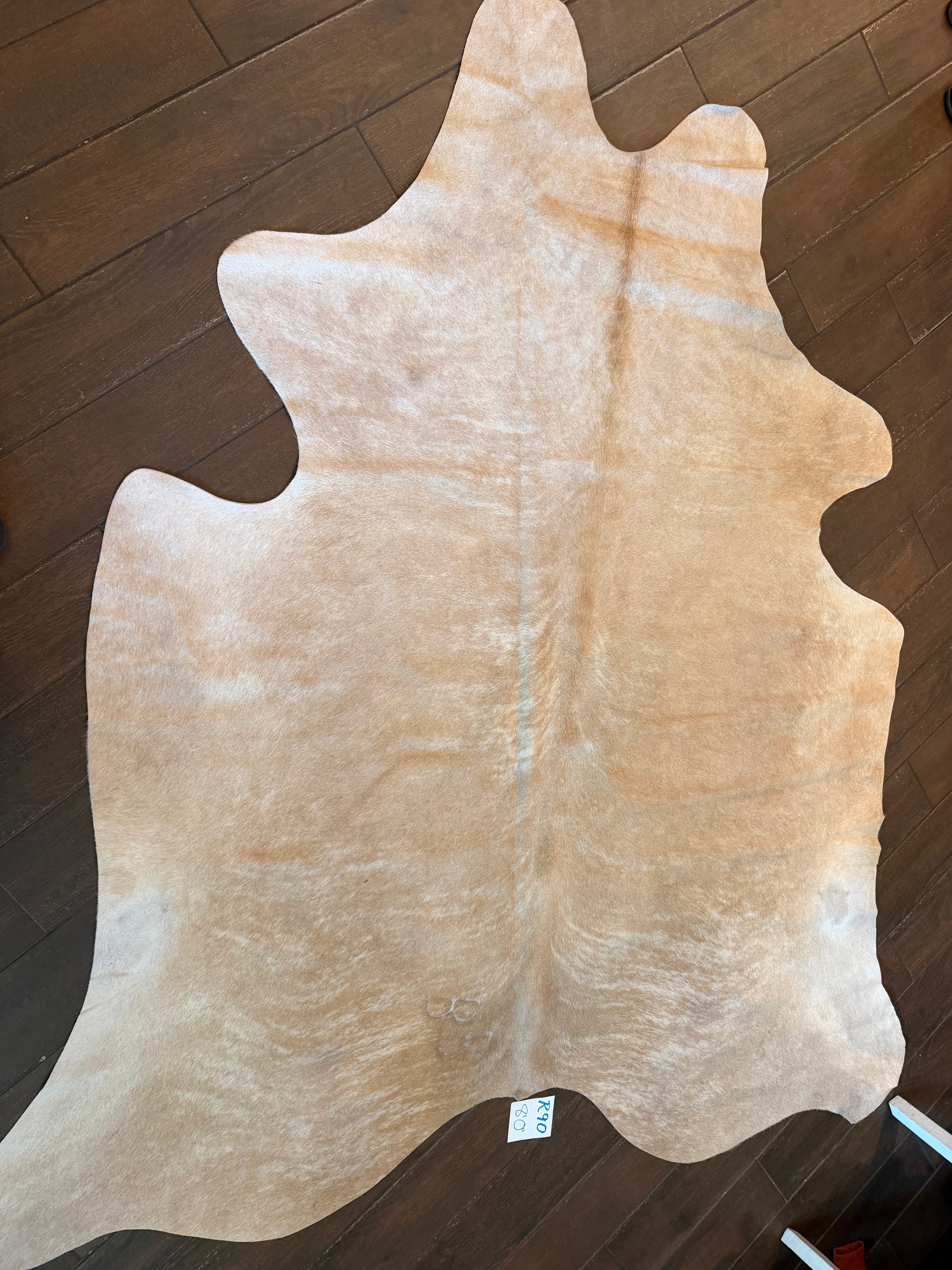 Full size cowhide (exotic)- # R9”-8’0”