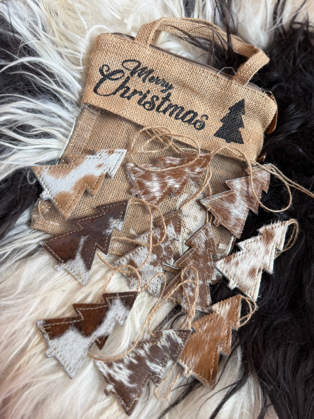 Ornament cowhide bundle set of 10!