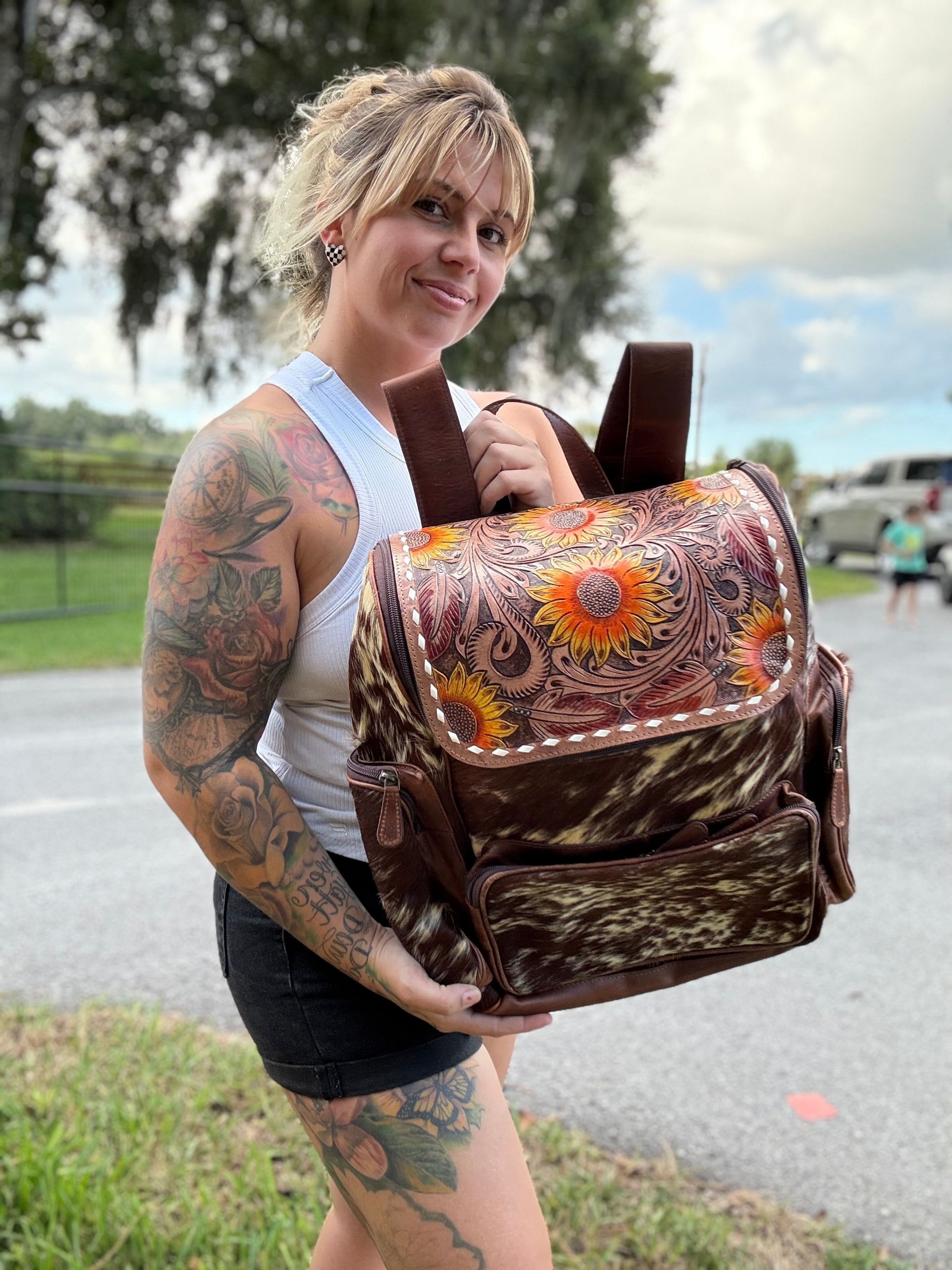 Sunflower bookbag