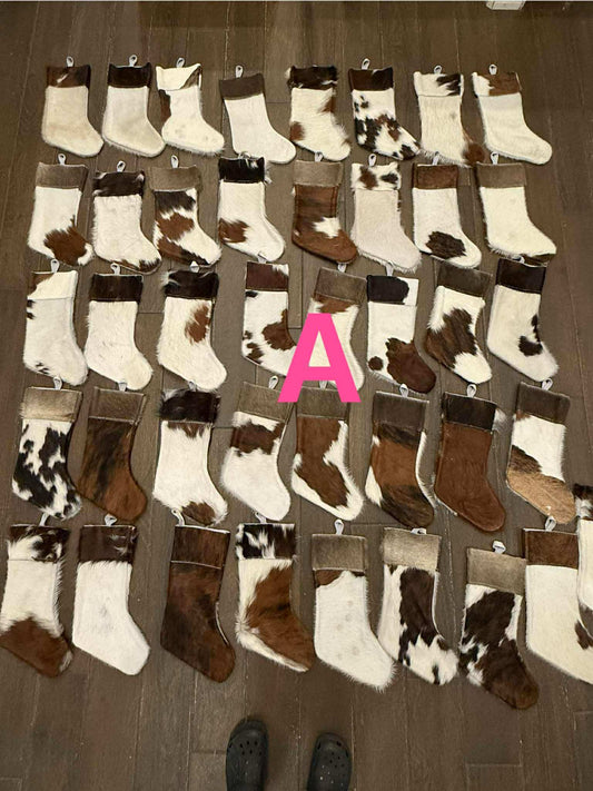 Cowhide stockings 16”