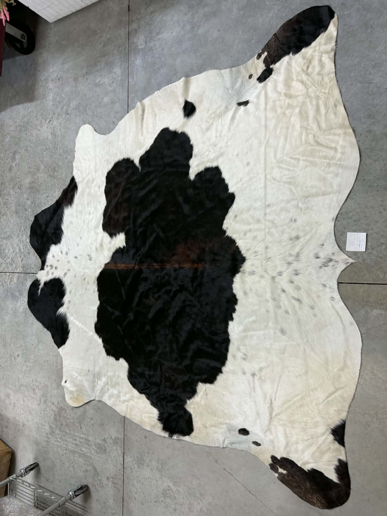 Full size cowhide- # R4-7’5”