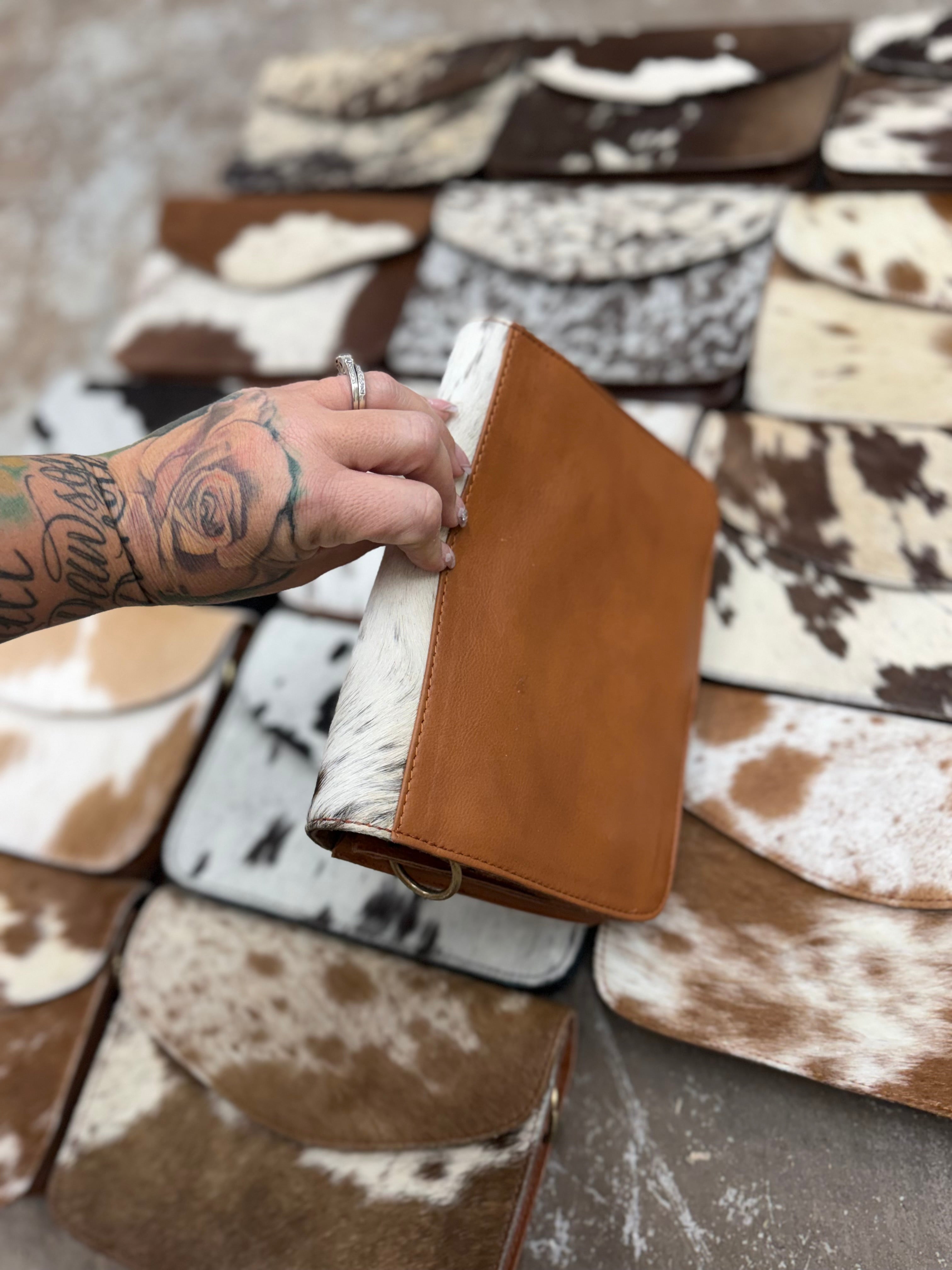 HALF OFF authentic cowhide CLEARANCE BAGS