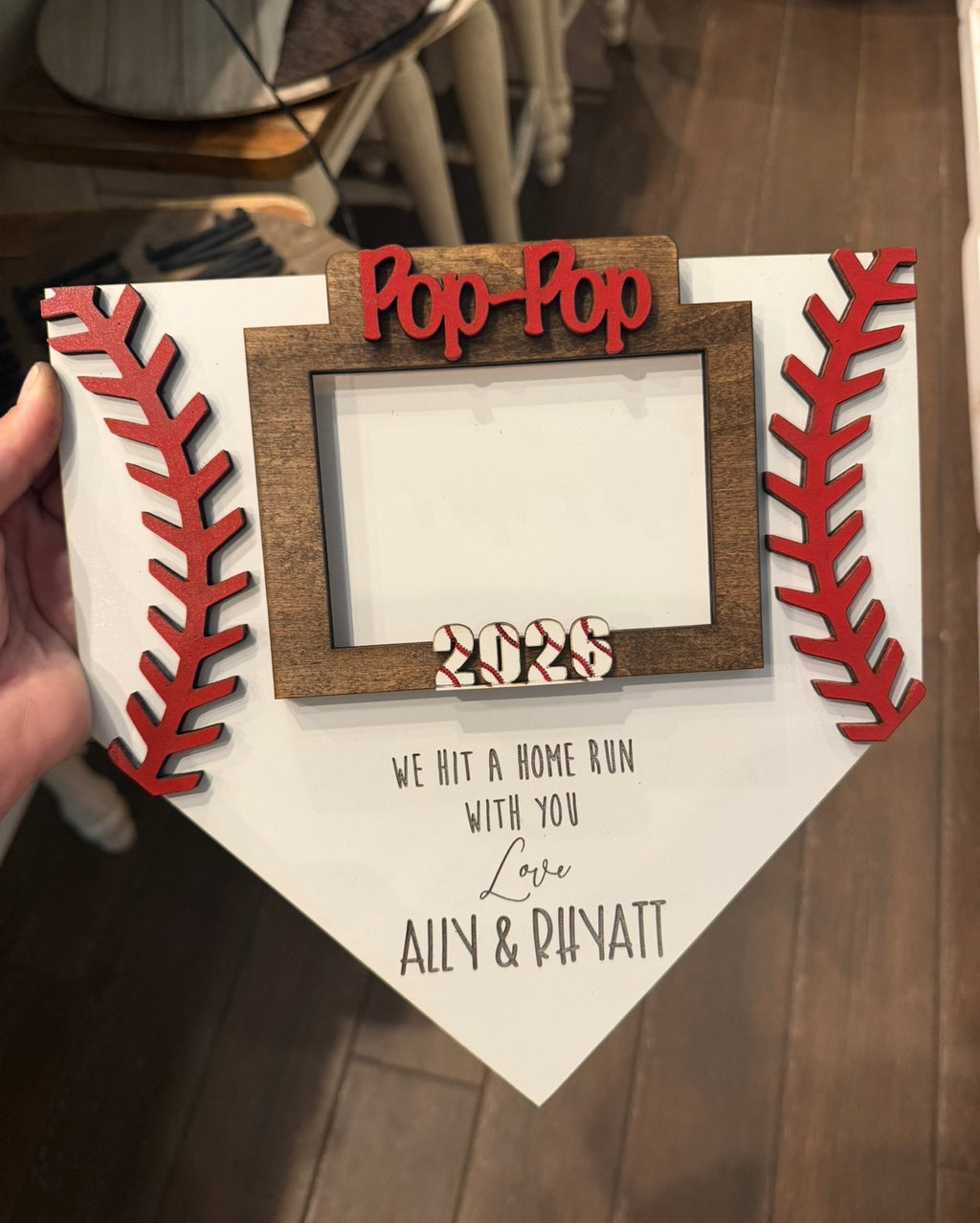 Baseball frame Father’s Day