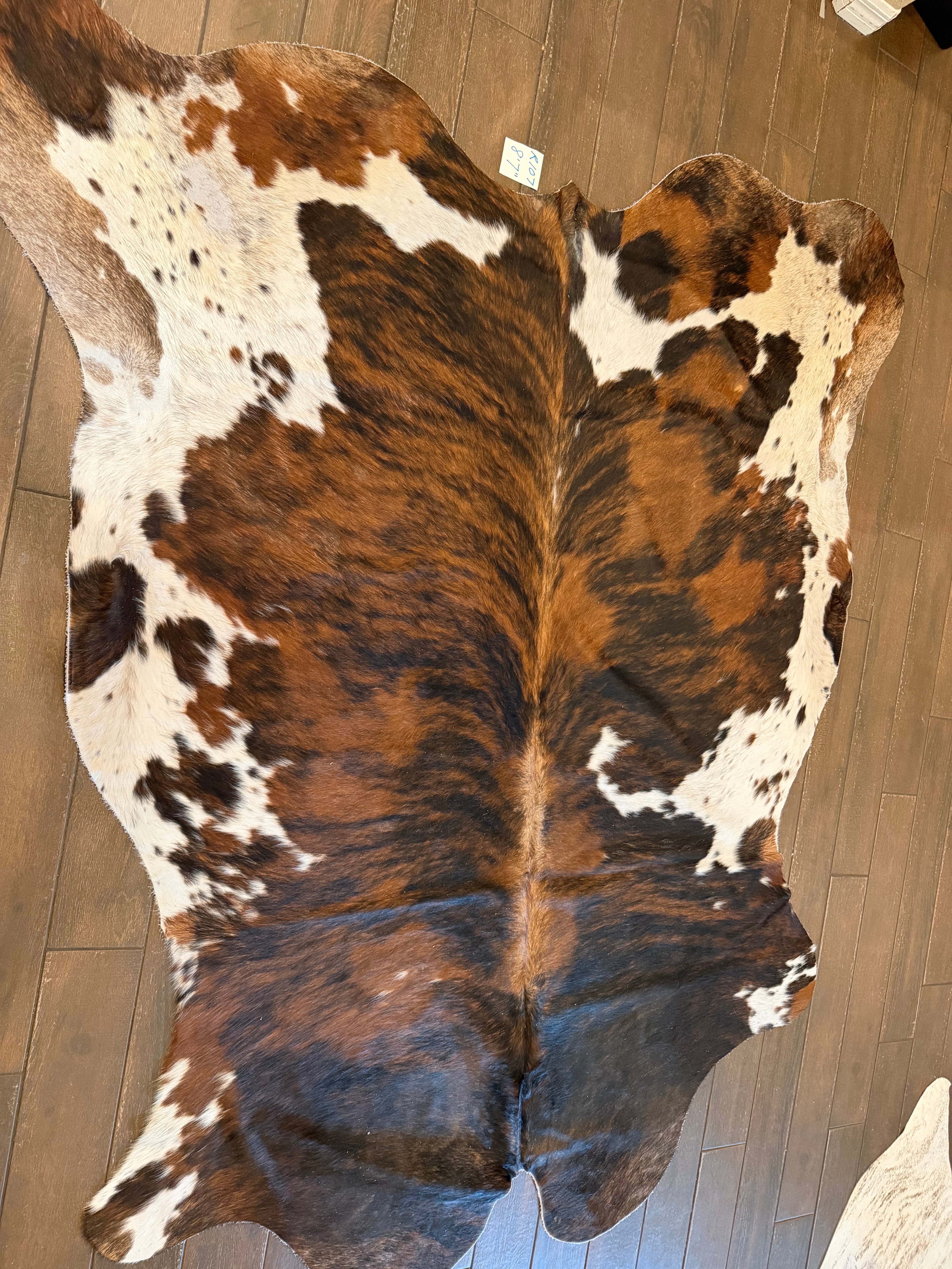 Full size cowhide (exotic)- # R107- 8’7”