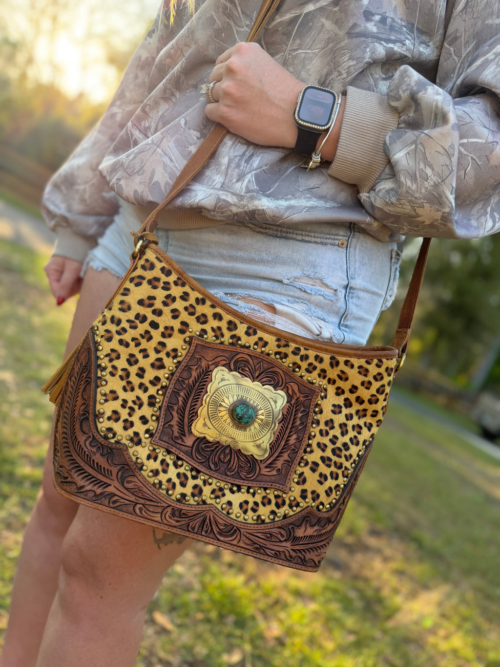 Cheetah purse