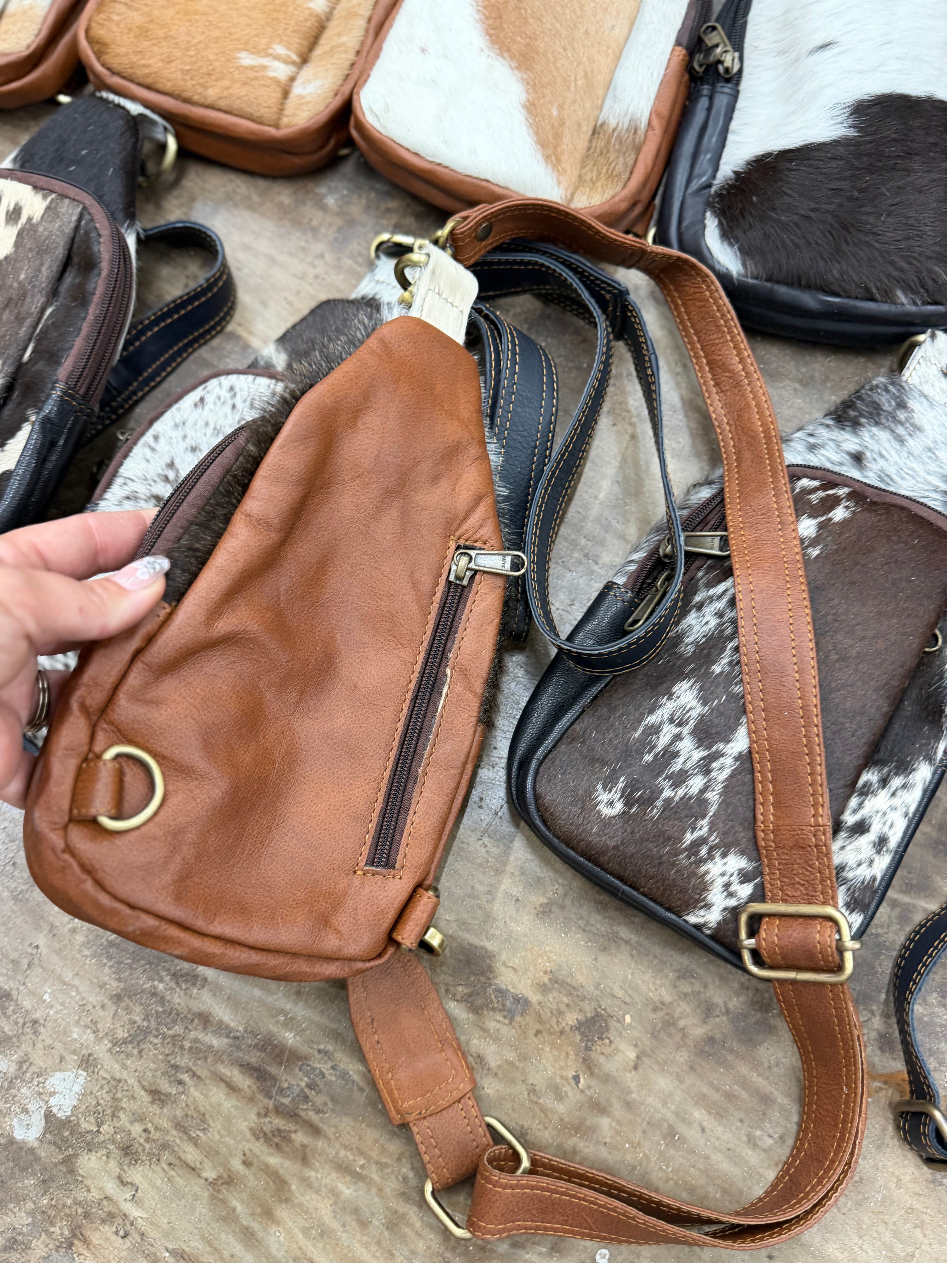 HALF OFF authentic cowhide  CLEARANCE BAGS