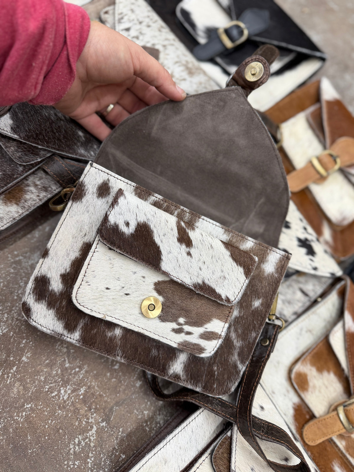 HALF OFF authentic cowhide CLEARANCE BAGS