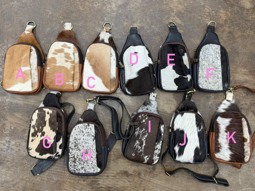 HALF OFF authentic cowhide  CLEARANCE BAGS