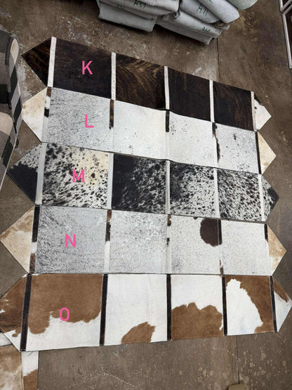 Table runner includes engraving initial