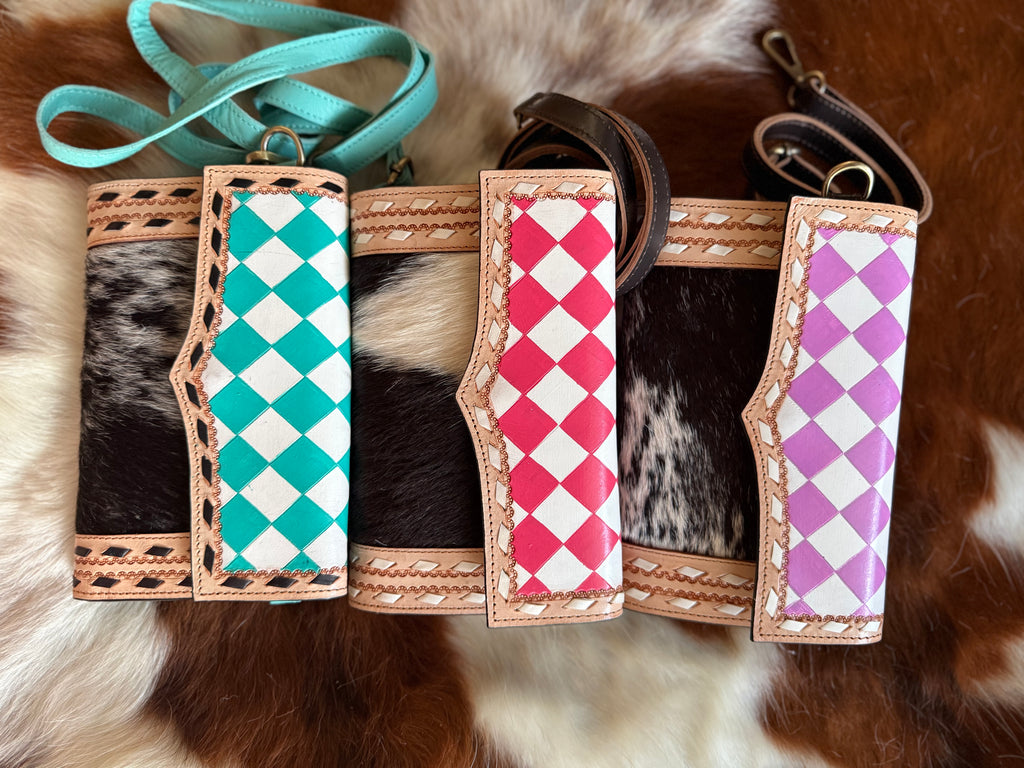 Crossbody wallet clutch 8”x5.75”