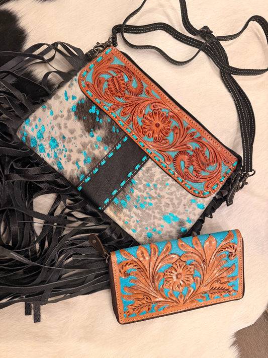 Purse and wallet set