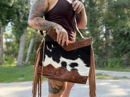 Tooled purse