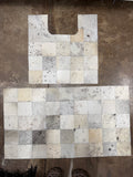 Bathroom set Long rug 20”x30” smaller 19.5”x20”