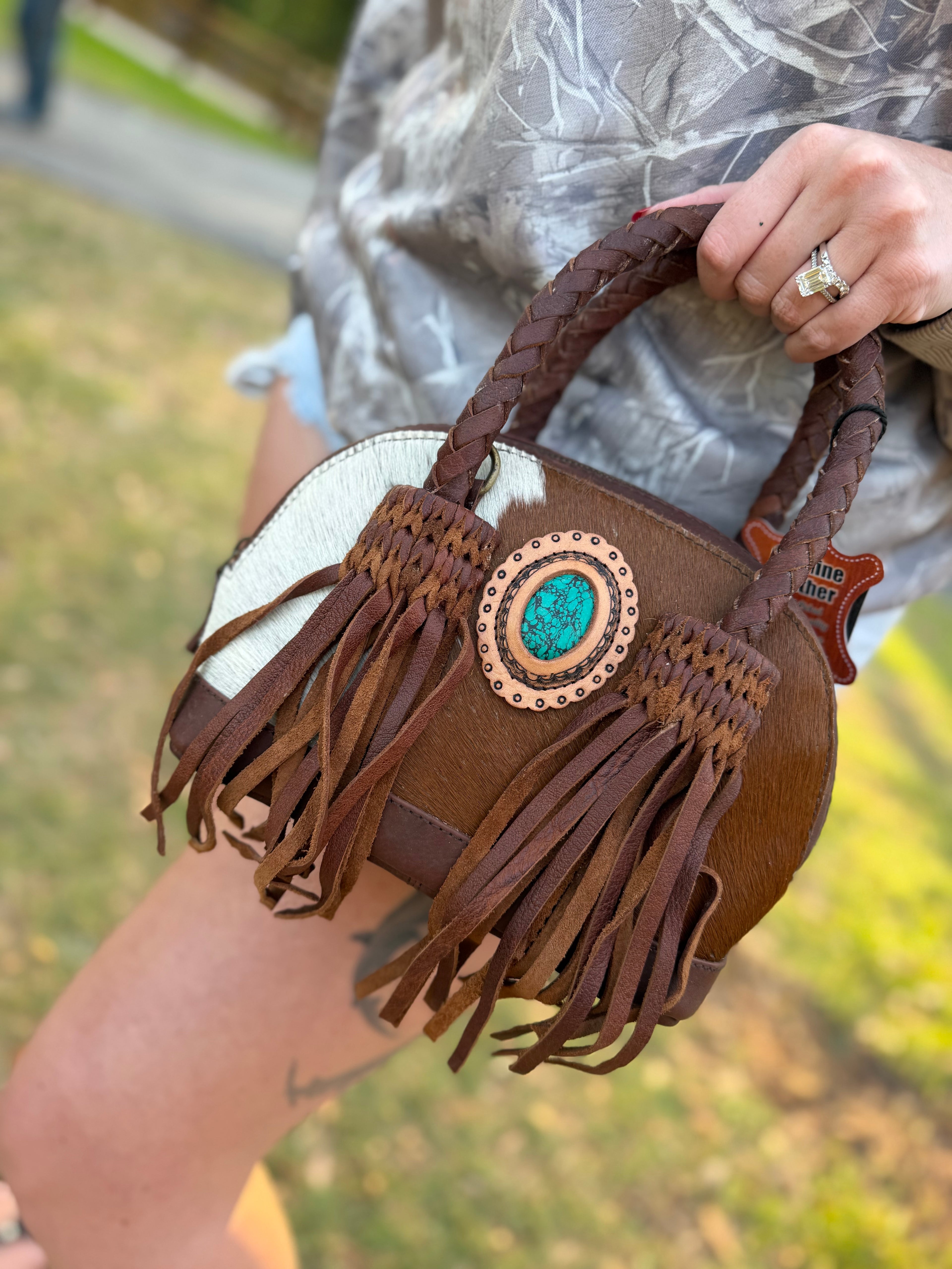 Mini Speedy leather purse