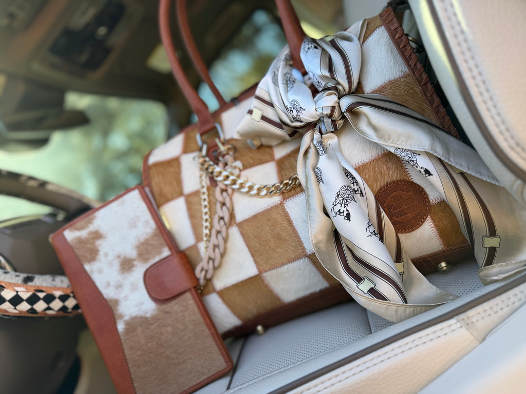 Set *The "Loretta" patchwork bag - by The Painted Porches