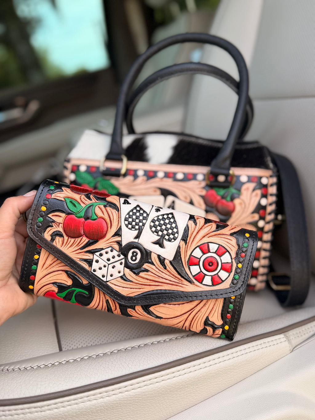 Wild Spade Tooled Wallet