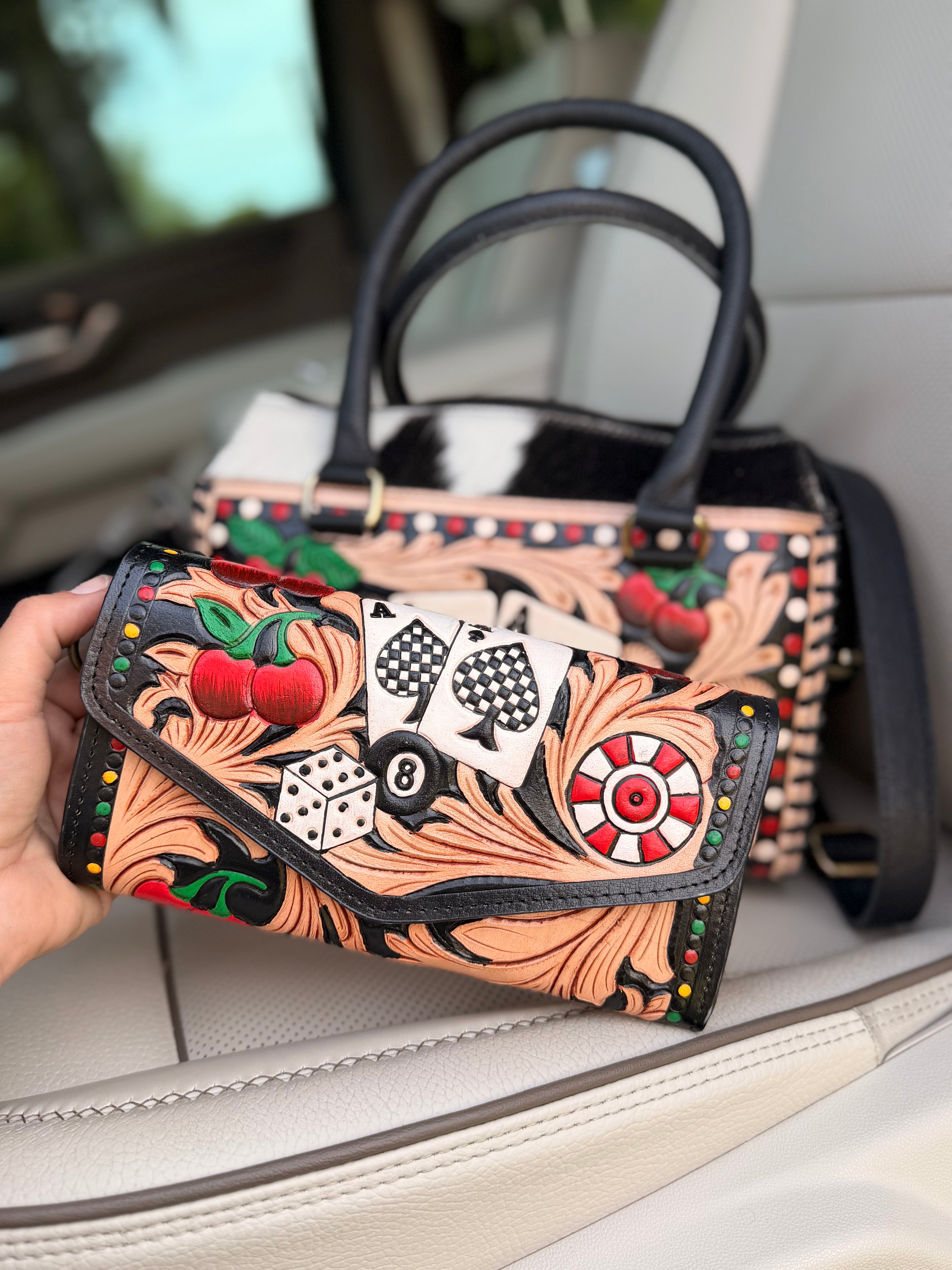 Wild Spade Tooled Wallet