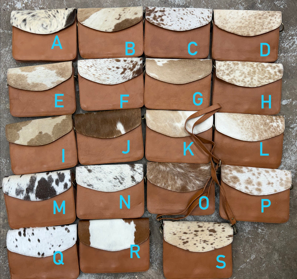 HALF OFF authentic cowhide CLEARANCE BAGS