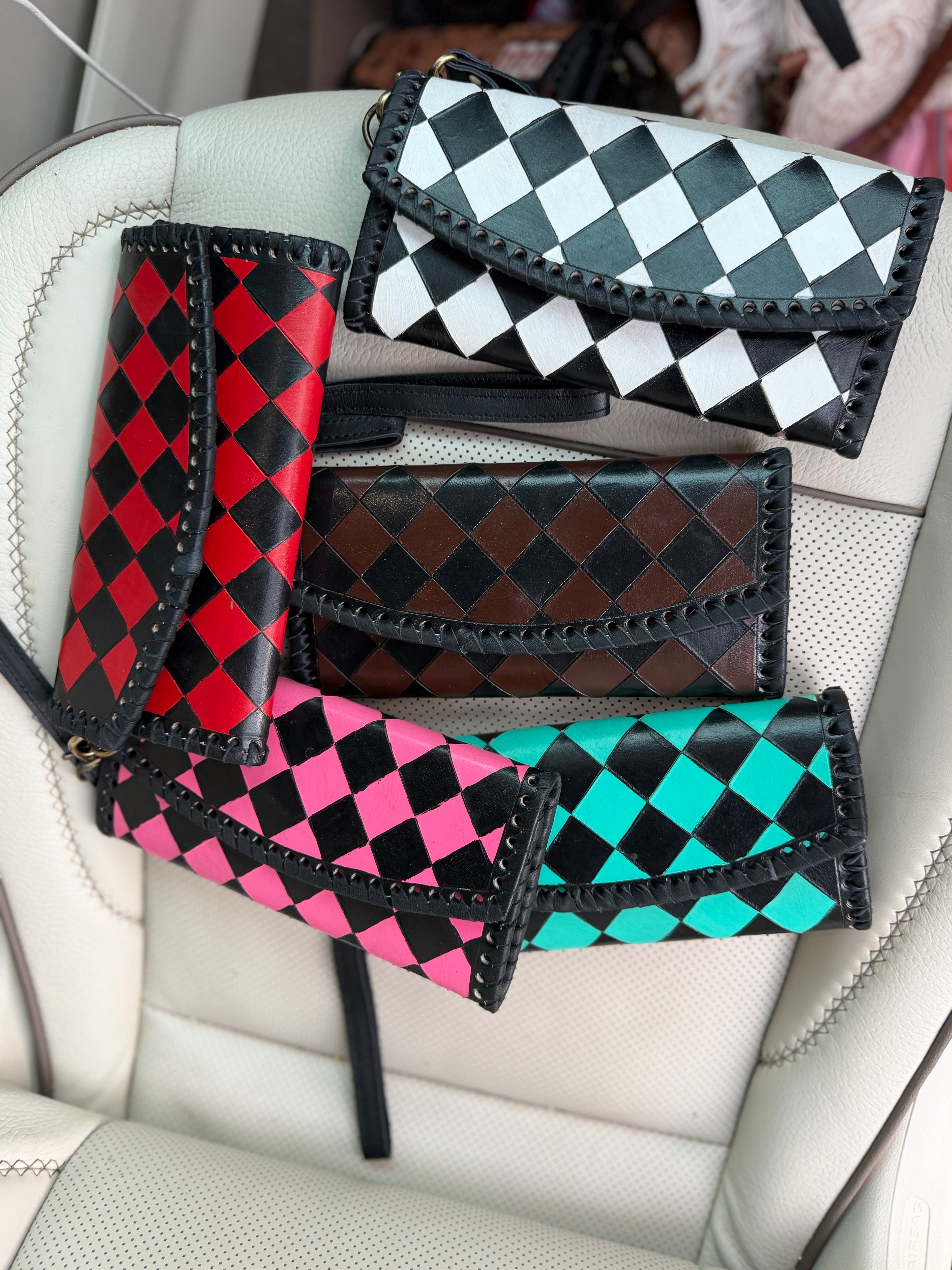 checker Tooled Wallet
