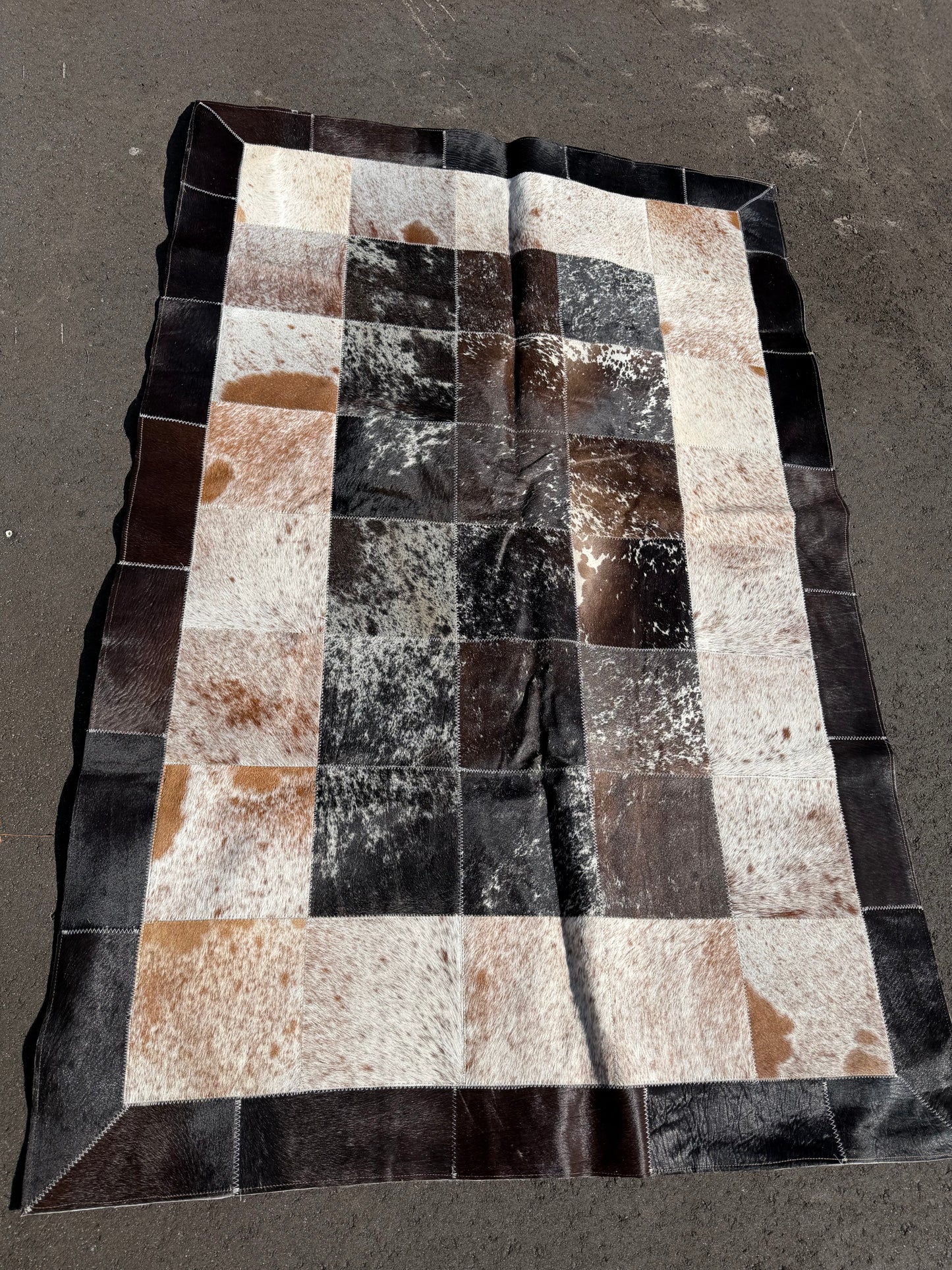 4x6’ patchwork rug