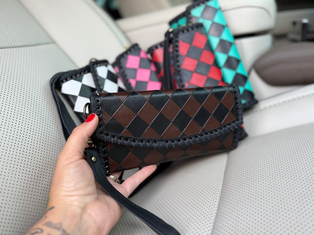 checker Tooled Wallet