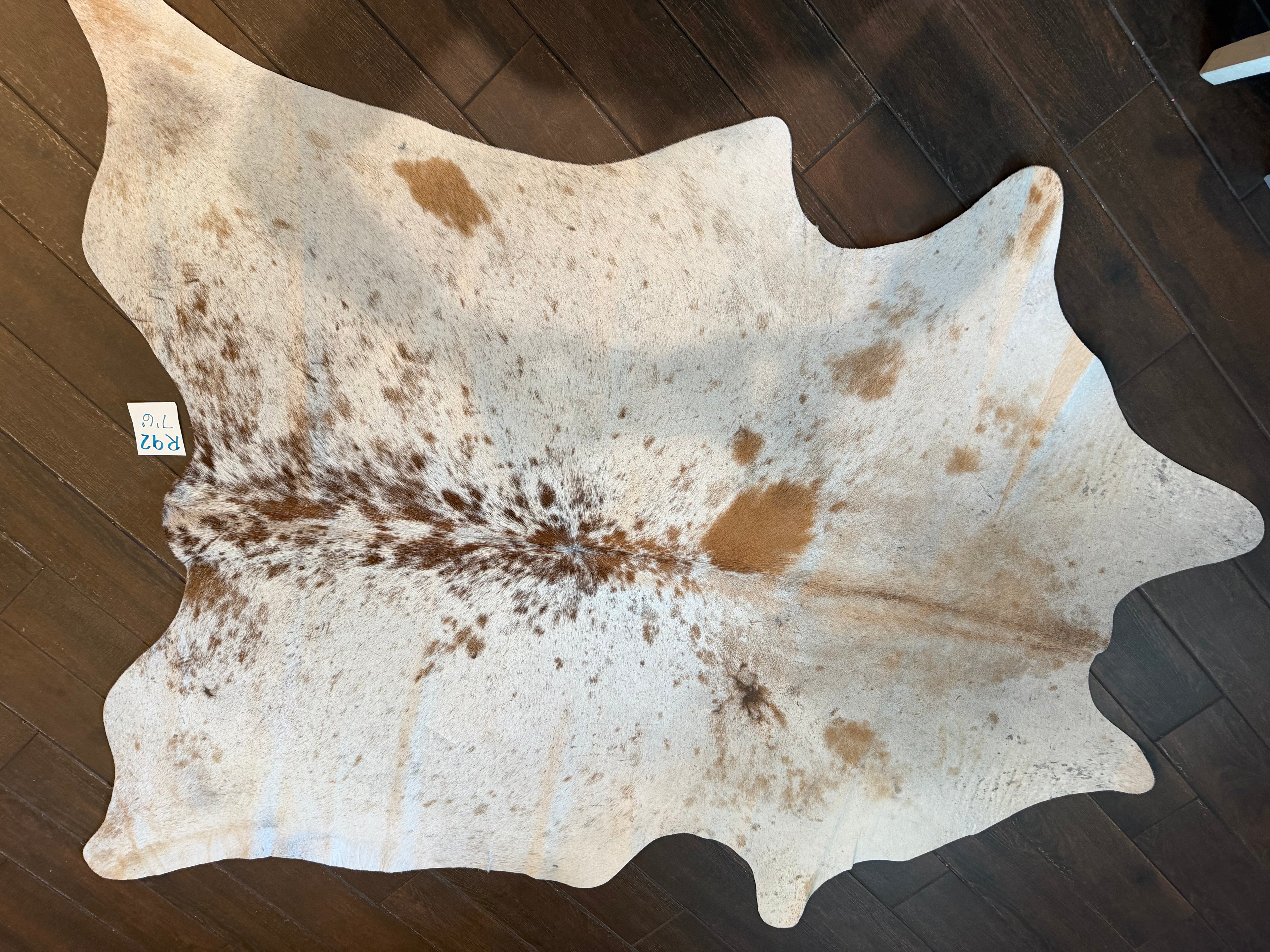 Full size cowhide (exotic)- # R92-7’6”