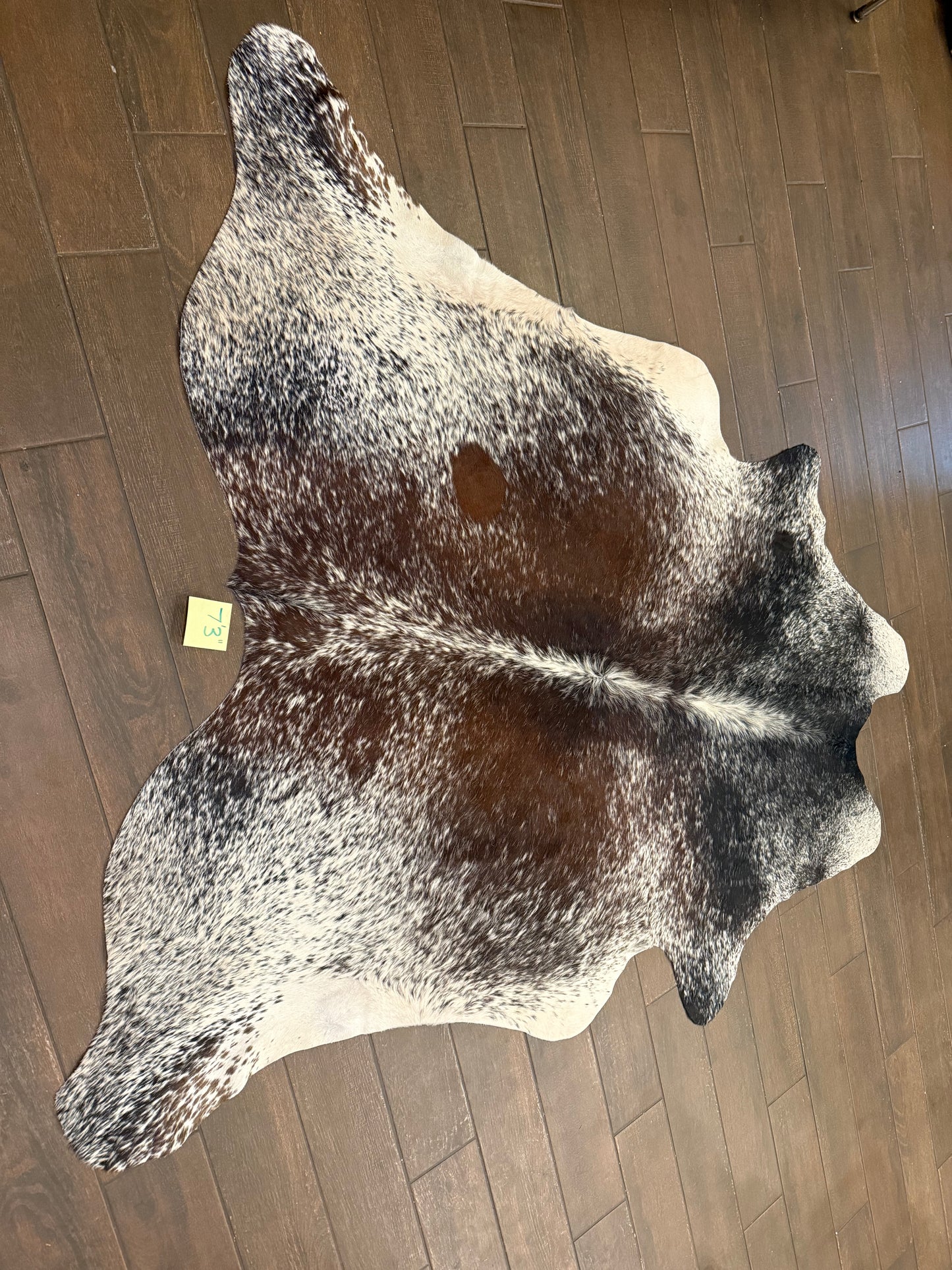 Exotic hide rug  7'3"