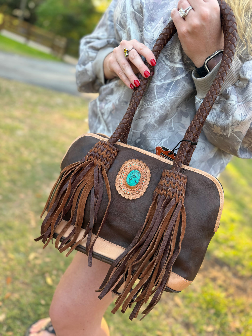 Speedy leather purse