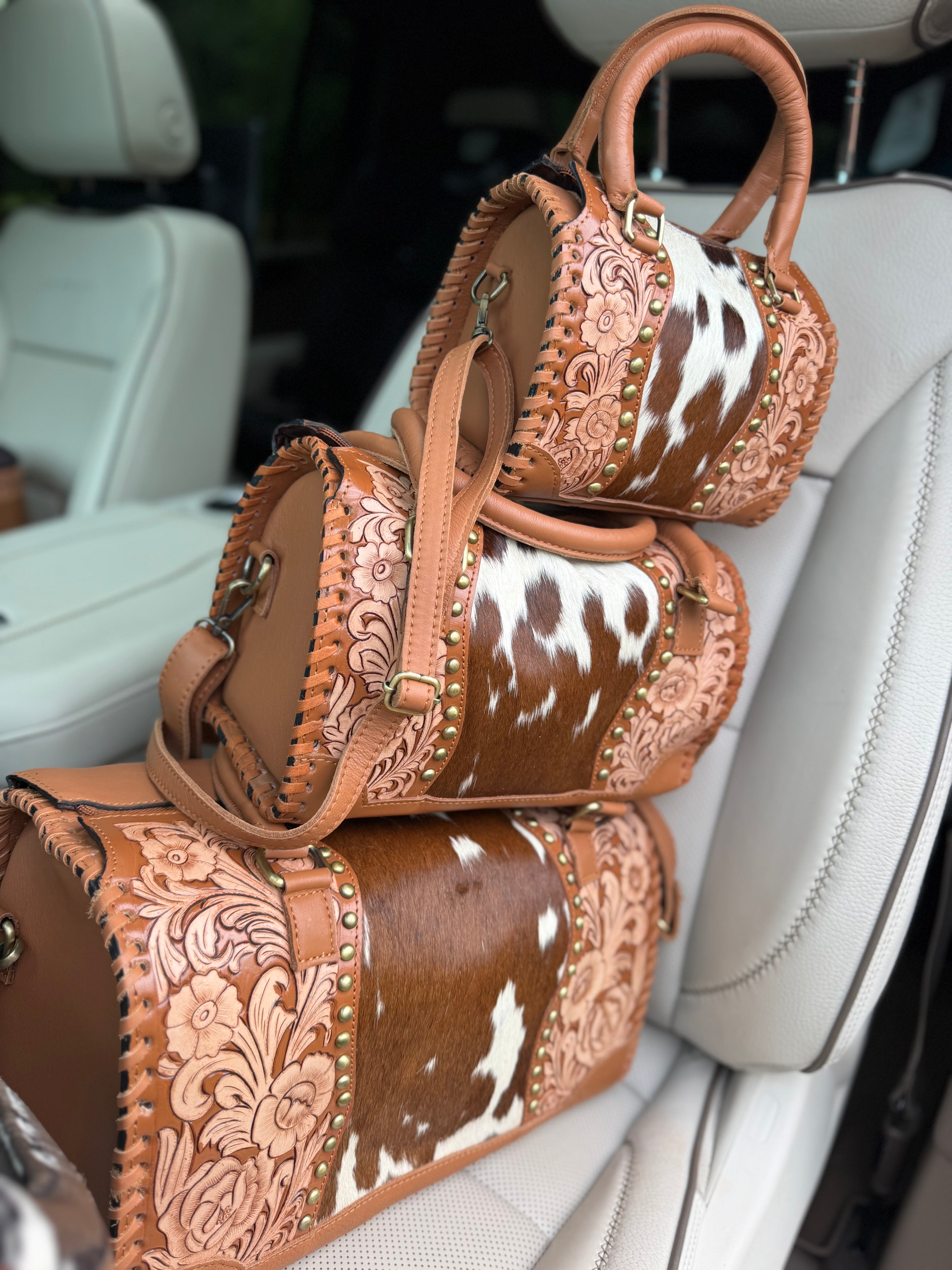 tooled leather speedy (mini)