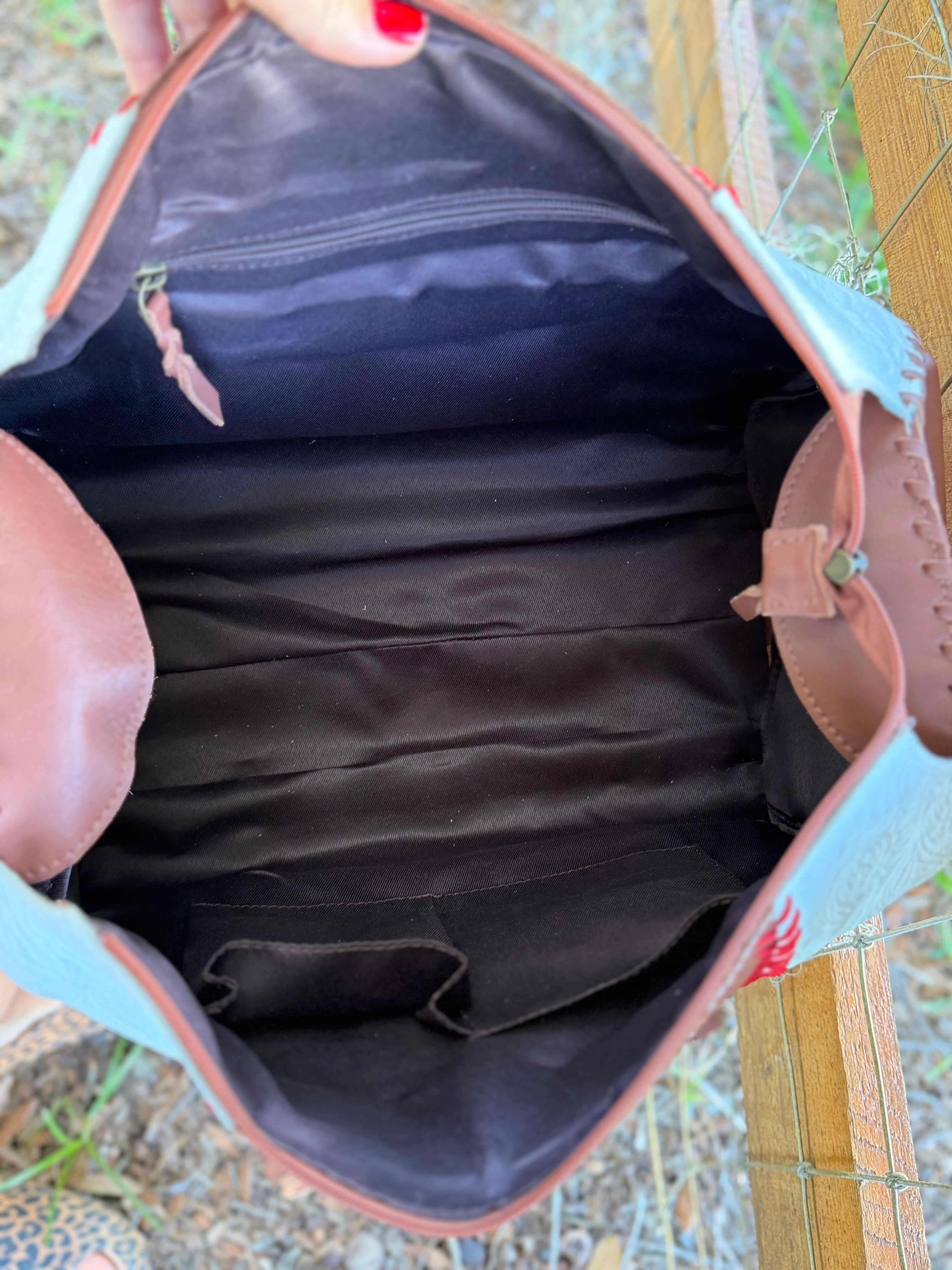 Leather Baseball speedy bag