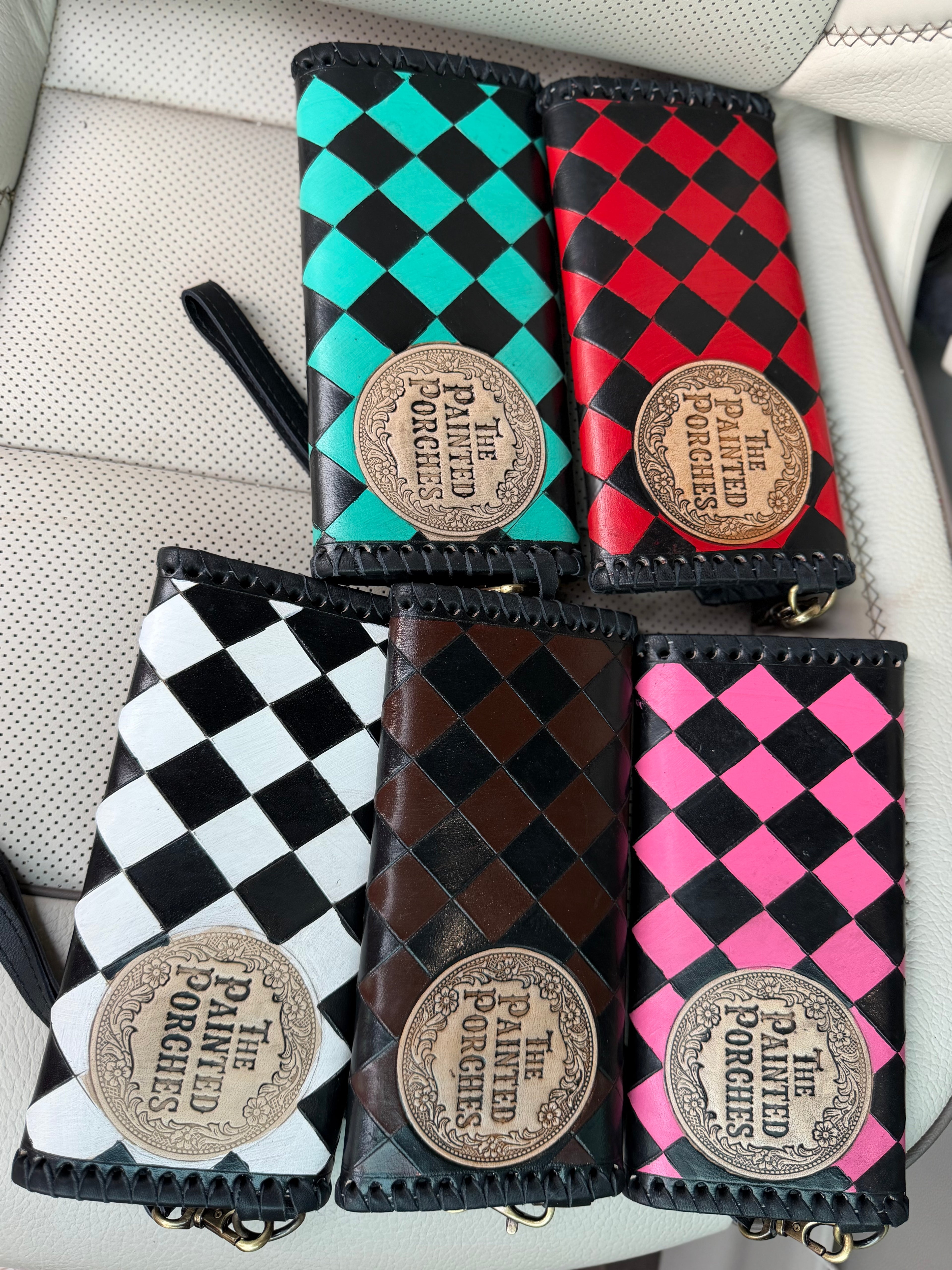 checker Tooled Wallet