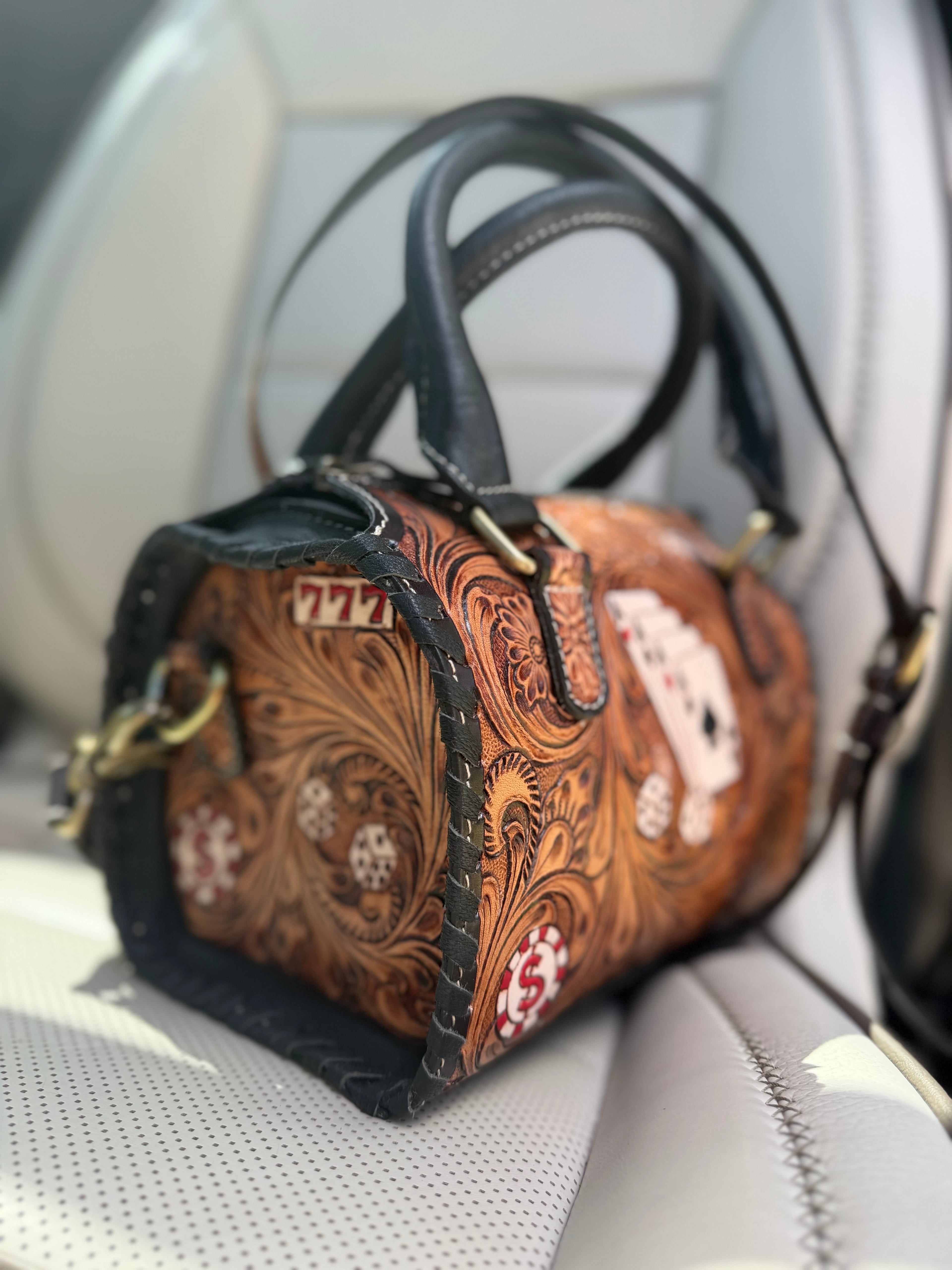 "The Gambler" speedy bag small by the Painted Porches