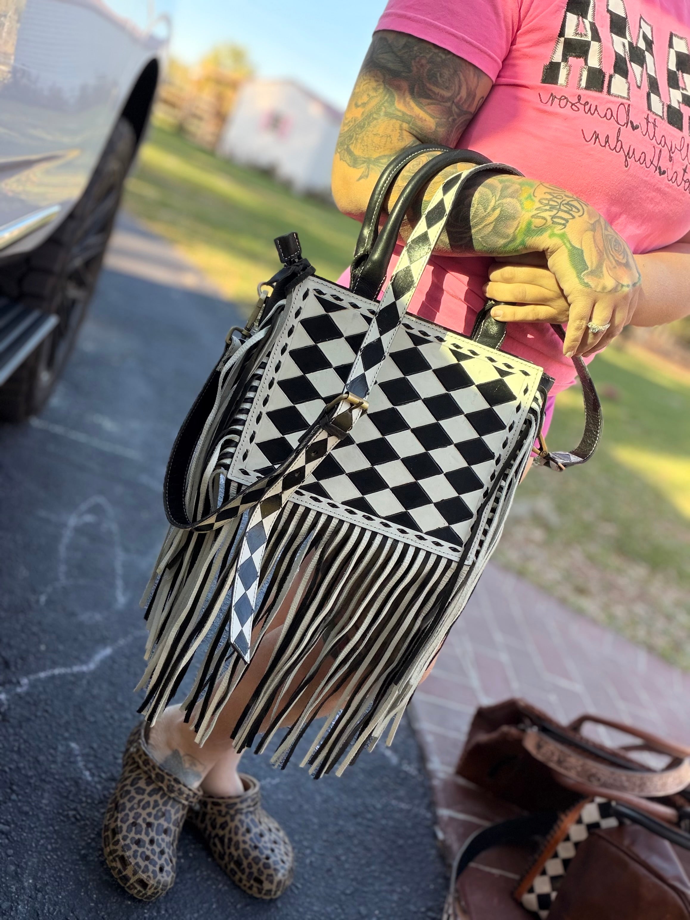Checker tote