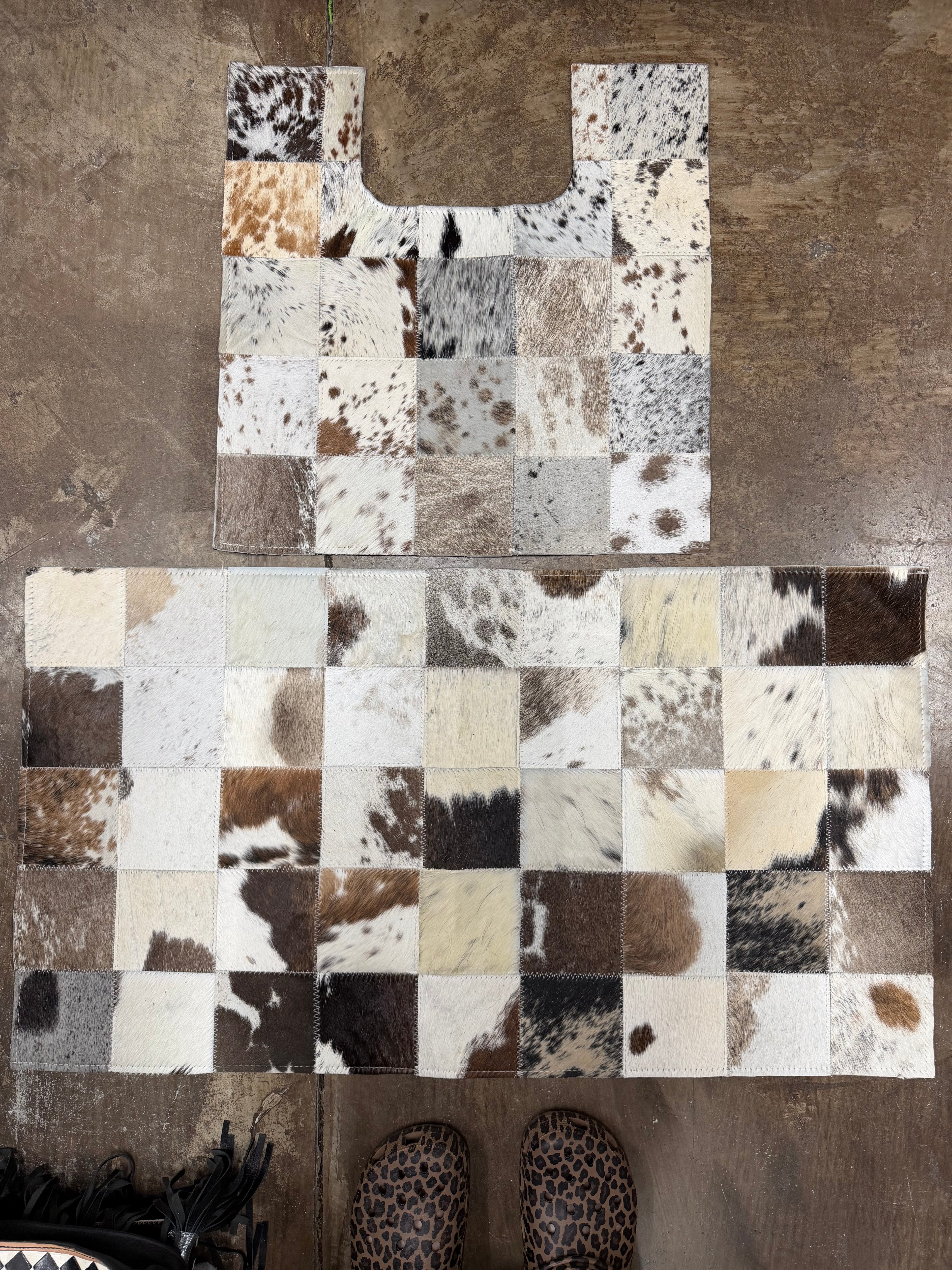 Bathroom set Long rug 20”x30” smaller 19.5”x20”