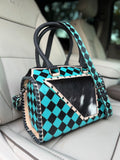 “♠️ The Turquoise Jackpot ♠️” tooled leather speedy (M)