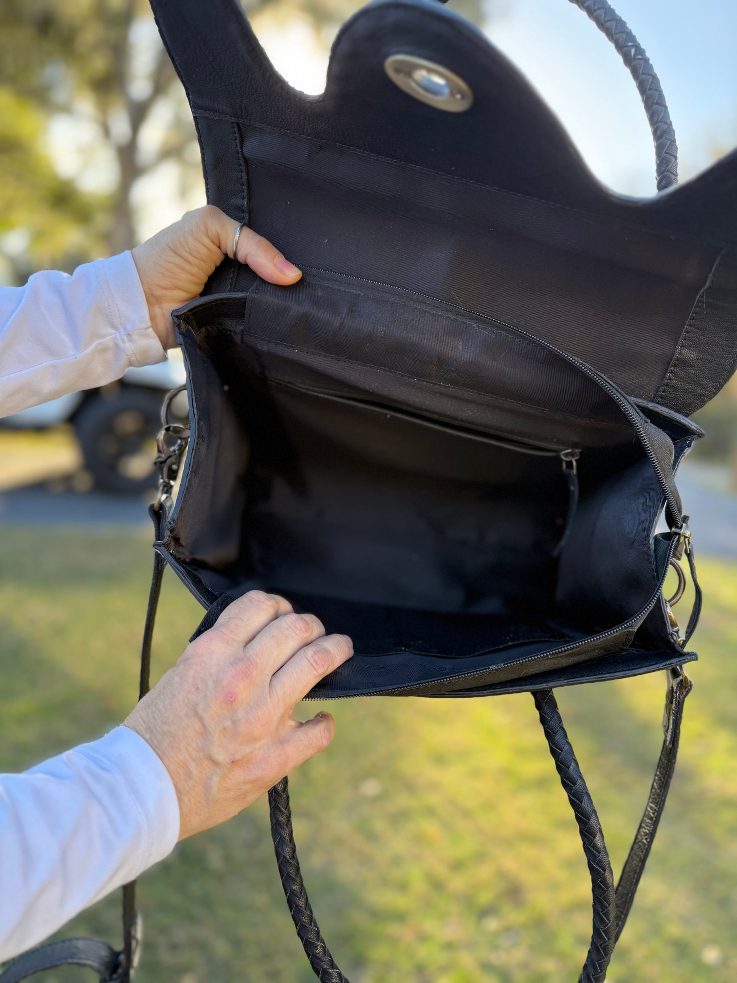 Checkmate checker tote set with wallet