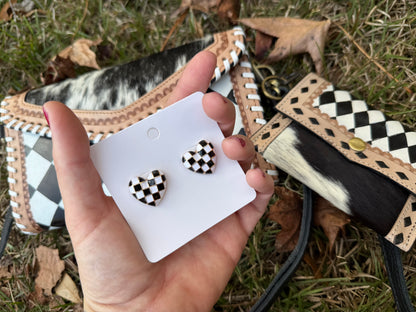 3 piece checker crossbody set available read description